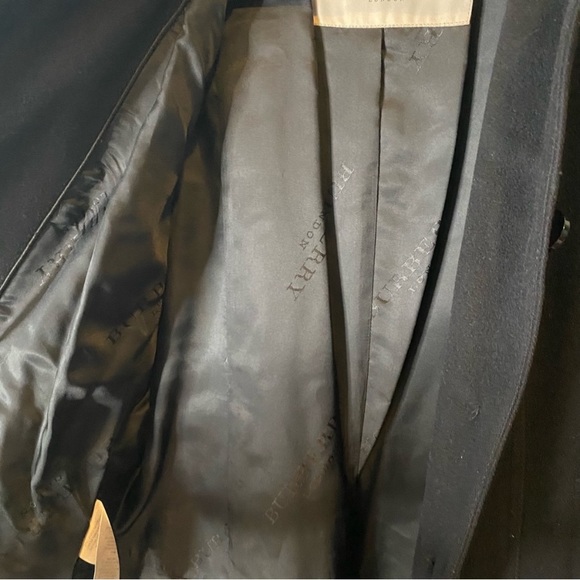 Burberry London Black Wool Cashmere Coat - Picture 6 of 10